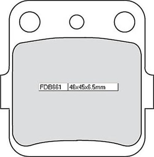 FERODO Sinterbelag FDB 661 SG (Satz)