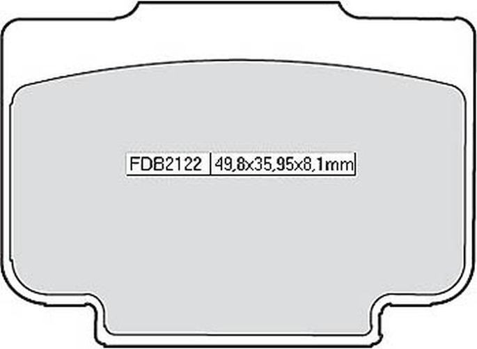 FERODO Bremsbelag FDB 2122 Platinum (Satz)