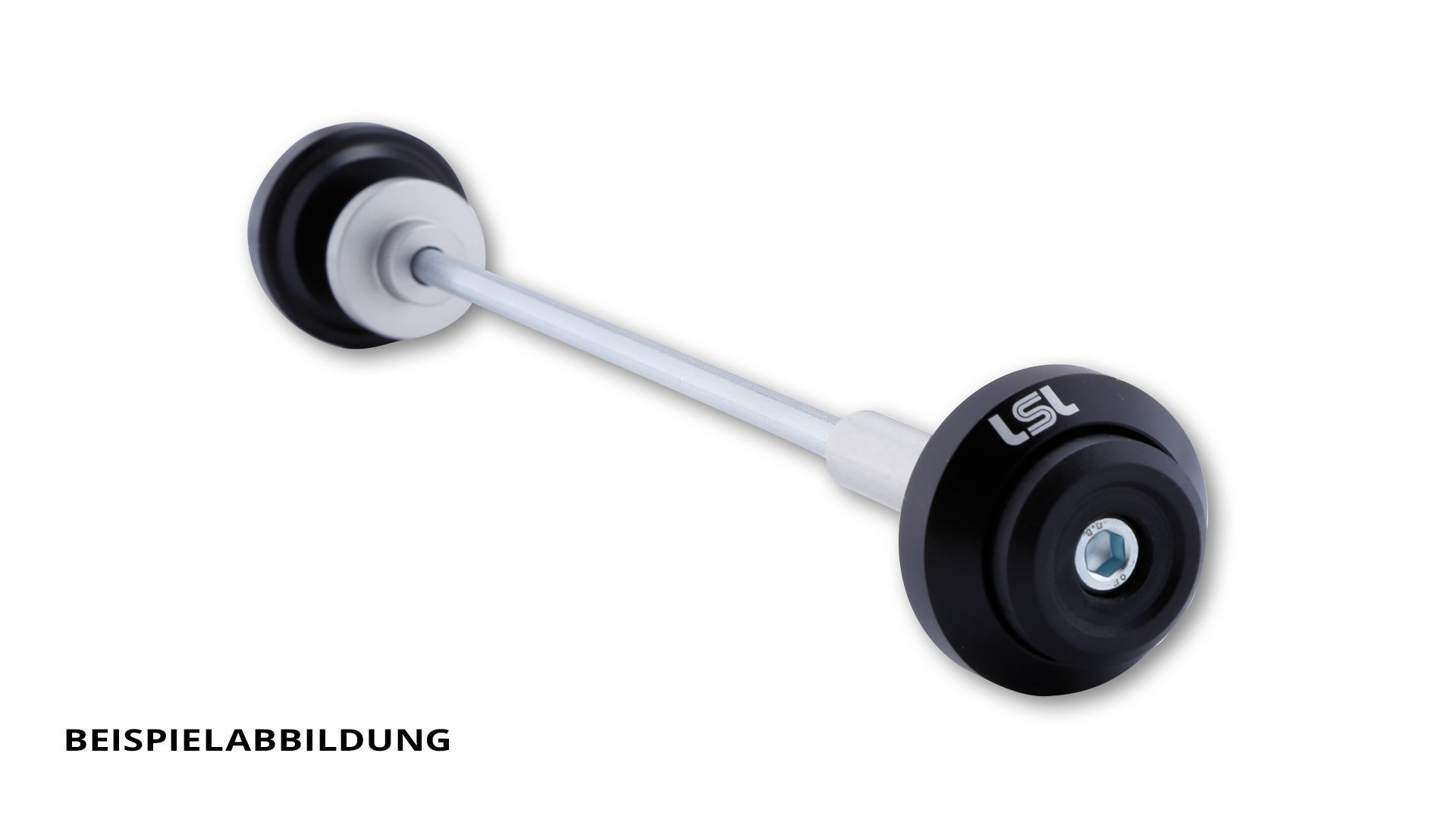 LSL Achs Ball GONIA BMW/Yamaha, silber, hinten (Set)