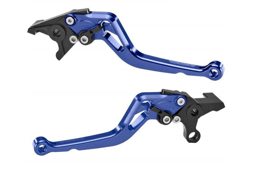 Probrake Kupplungs- & Bremshebelset MIDI, blau, kawasaki (Paar)