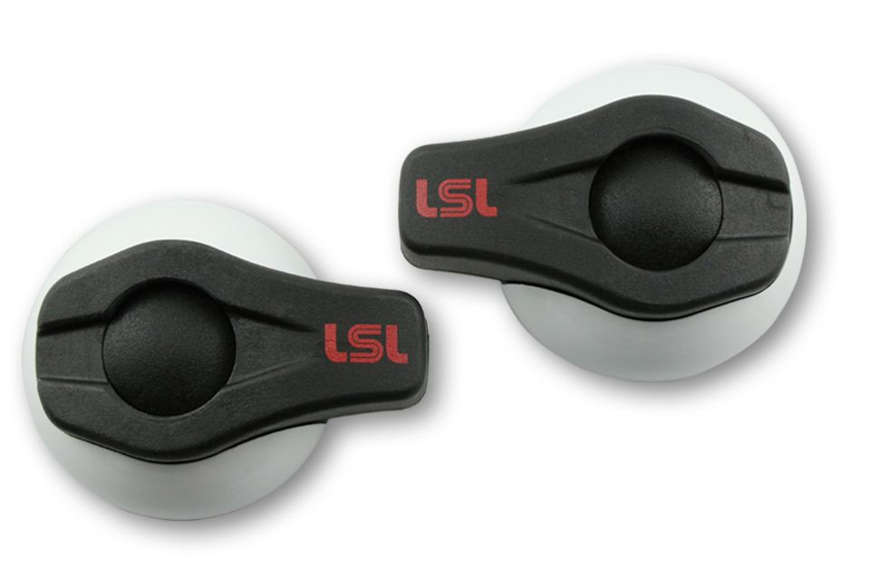 LSL Crash-Pads, weiß (Paar)