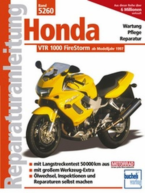 Motorbuch Bd. 5260 Reparatur-Anleitung HONDA VTR 1000 F, 97- (Stück)