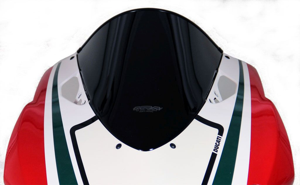 MRA-Verkleidungsscheibe, DUCATI 1199 Panigale, rauchgrau, 12-, Originalform (Stück)