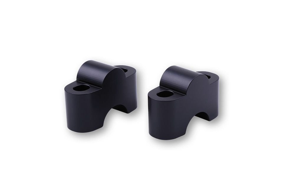 LSL Distanz-Bock Set universal 25mm, schwarz (Set)