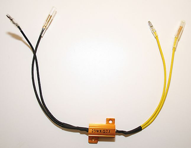 SHIN YO Leistungswiderstand 25 W- 8,2 Ohm mit Kabel (Paar)