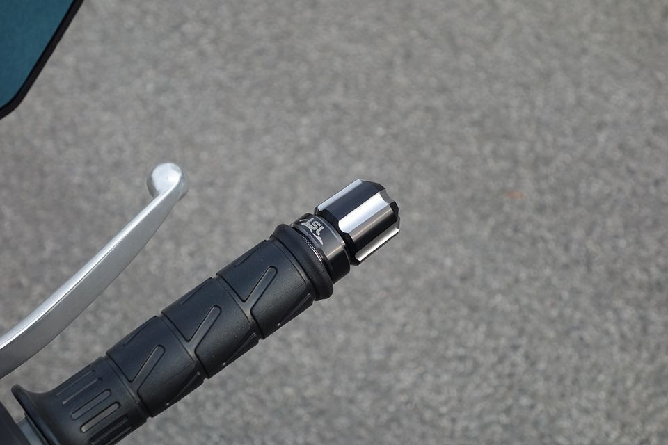 LSL Lenkergewichte Alu, zweifarbig, schwarz - silber, mit Logo, Ø14&18mm (Stück)