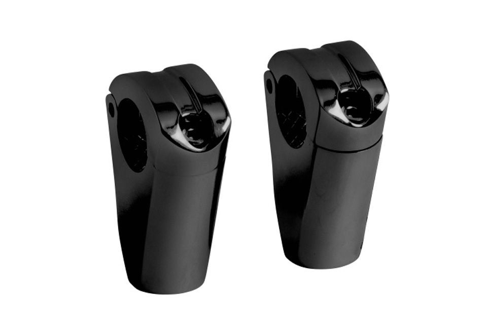HIGHWAY HAWK Riser Set Spartican für 32mm Lenker schwarz (Stück)