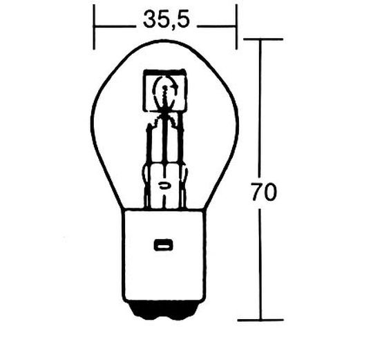 S2 Glühlampe 12V 35/35W BA20D (Stück)