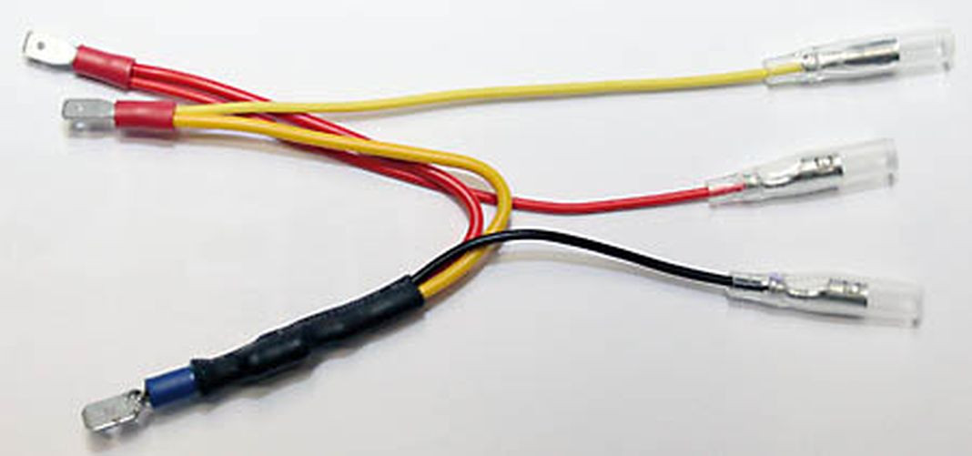 SHIN YO Widerstand mit Adapterkabel für LED-Rücklichter, 4,7 mm Flachstecker BMW (Stück)