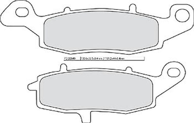 FERODO Sinter Racing Bremsbelag FDB 2049 XRAC (Satz)