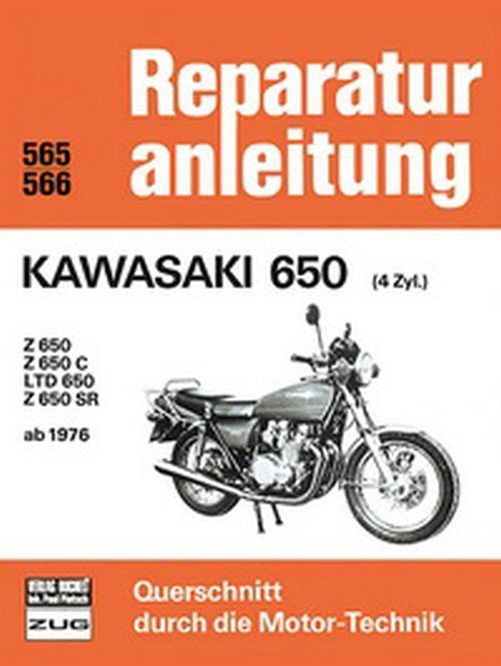 Motorbuch Bd. 565 Reparatur-Anleitung Kawasaki 650 4 Zyl. Ab1976 (Stück)