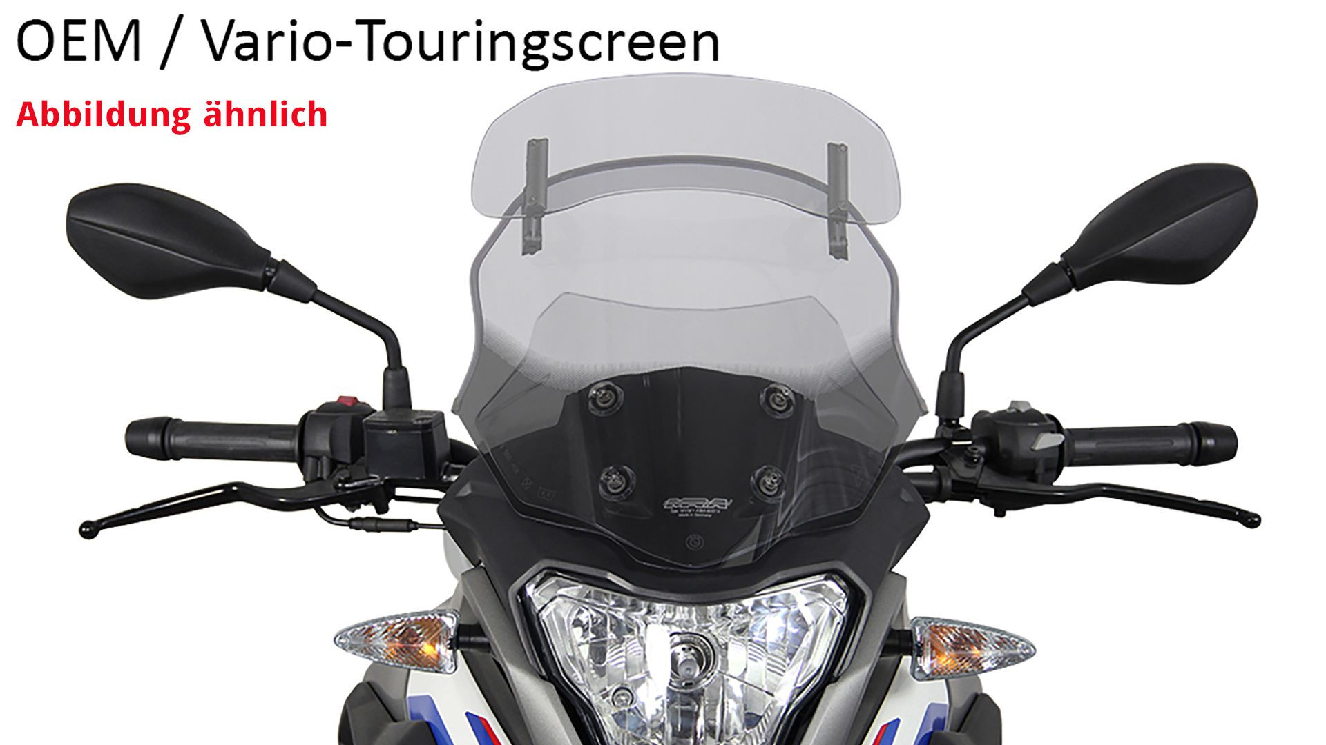MRA Vario Tourenscheibe VT, BMW G310 GS /ADVENTURE TOURER, 2017-, klar (Stück)