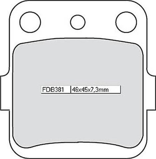 FERODO Sinterbelag FDB 381 SG (Satz)