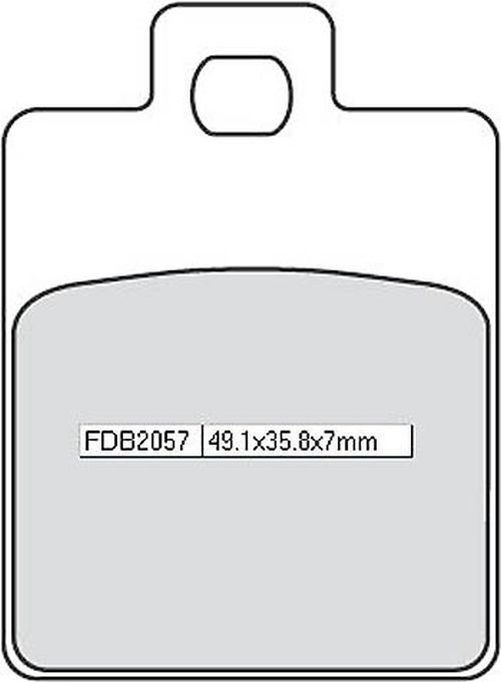 FERODO Bremsbelag FDB 2057 EF (Satz)