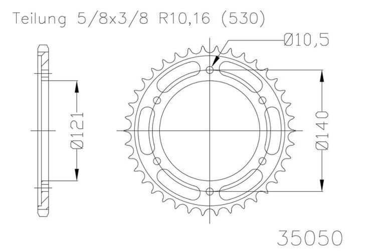 ESJOT Kettenrad, 40 Zähne diverse Modelle (Stück)
