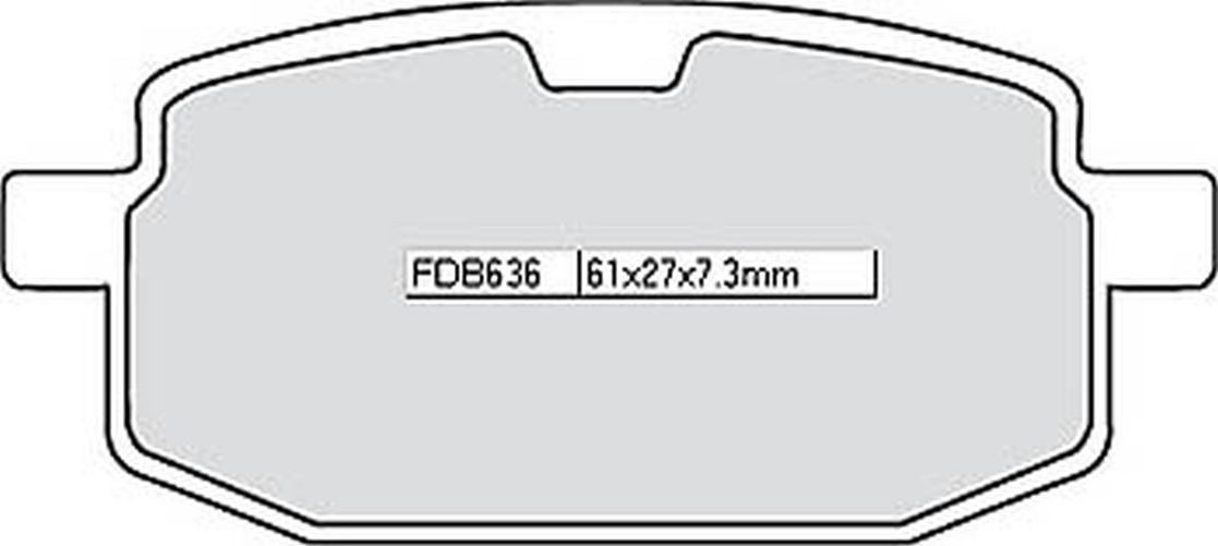 FERODO Bremsbelag FDB 636 AG (Satz)