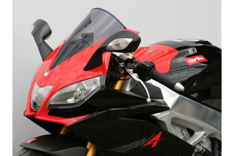 MRA Verkleidungsscheibe, Aprilia RSV 4, 09-14, rauchgrau, Originalform (Stück)