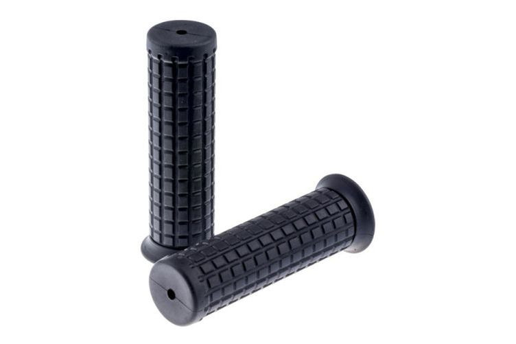 HIGHWAY HAWK Griffe Tuck N Roll schwarz für 22 mm (7/8)Lenker ohne Gasgriff-Montage (Satz)