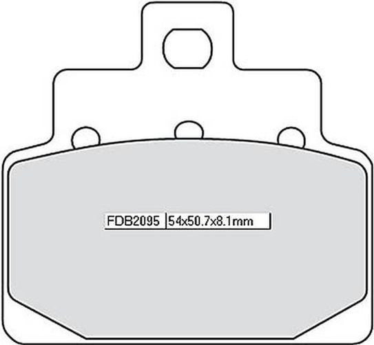FERODO Bremsbelag FDB 2095 EF (Satz)