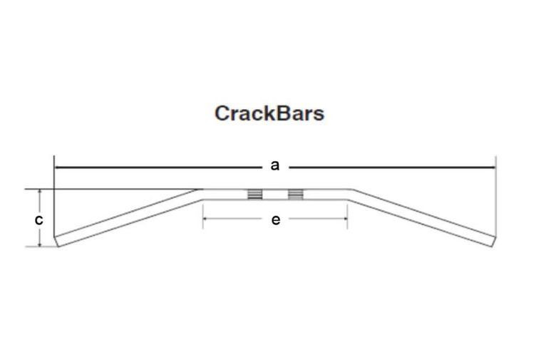 FEHLING CrackBar, 850 mm schwarz (Stück)