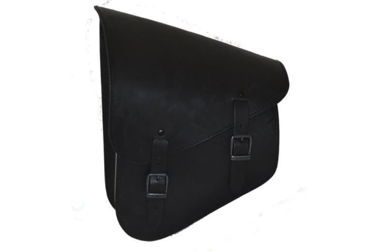 Ledrie Left Swingarm Tasche 11 Liter schwarz Echtes Leder Universalbefestigung (Stück)