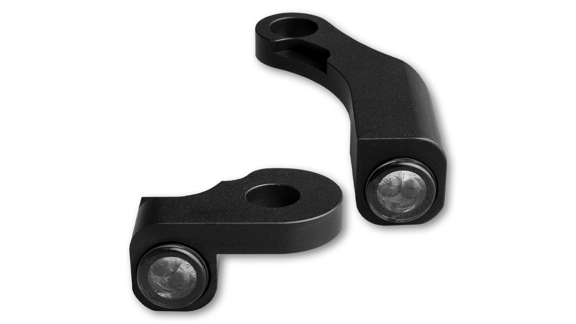 HeinzBikes NANO Series LED Blinker für H-D Lenkerarmaturen SOFTAIL 2018-2020, schwarz