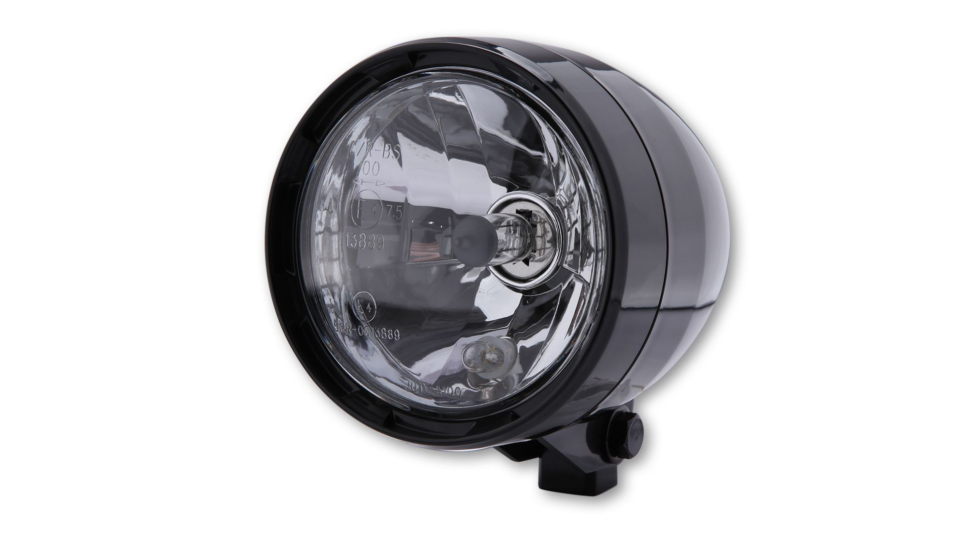 SHIN YO ABS Scheinwerfer mit Standlicht, schwarz, HS1, untere Befestigung (Stück)