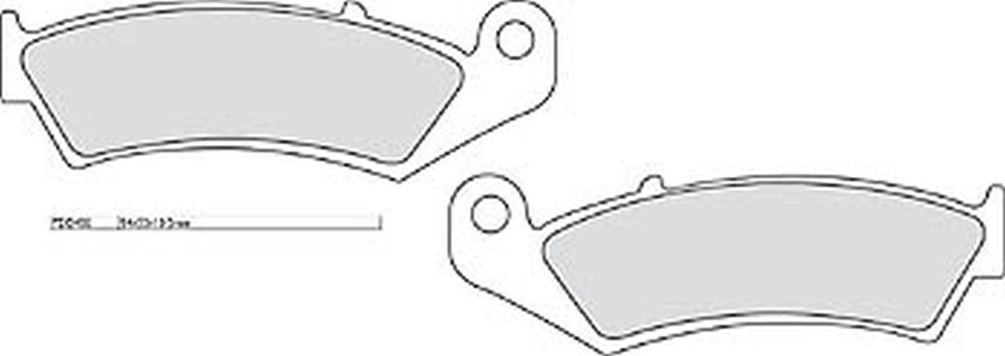 FERODO Bremsbelag FDB 496 Platinum (Satz)