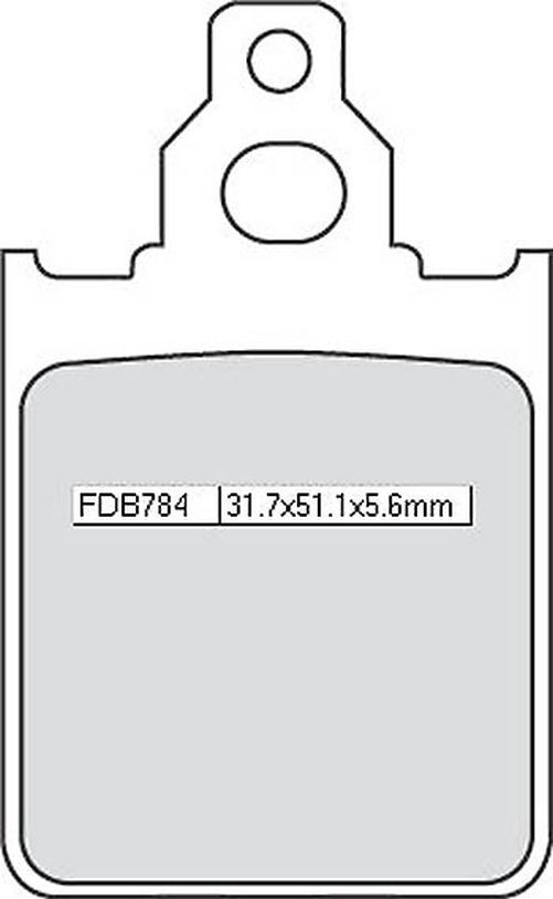 FERODO Bremsbelag FDB 784 EF (Satz)
