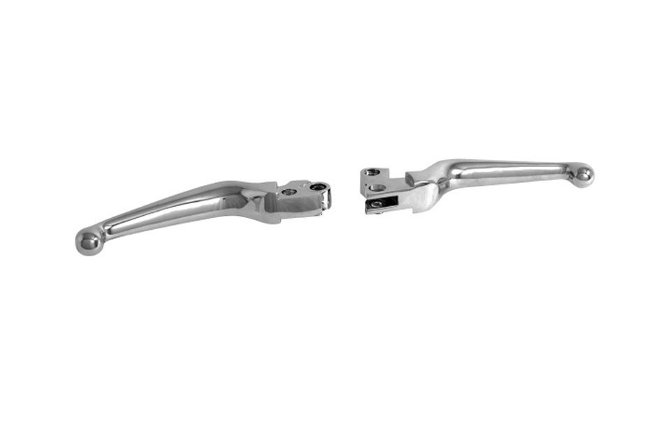 HIGHWAY HAWK Hebelset Wide Blade chrom (Paar)