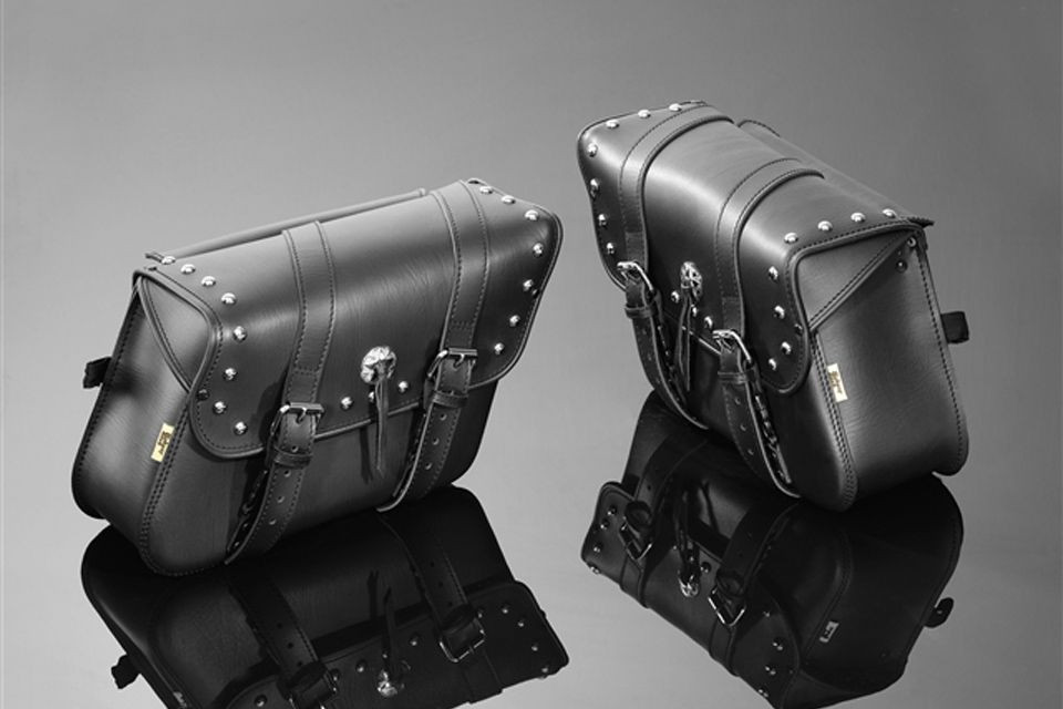 HIGHWAY HAWK Satteltaschen 36X14X26 TEK STUDDED (Paar)