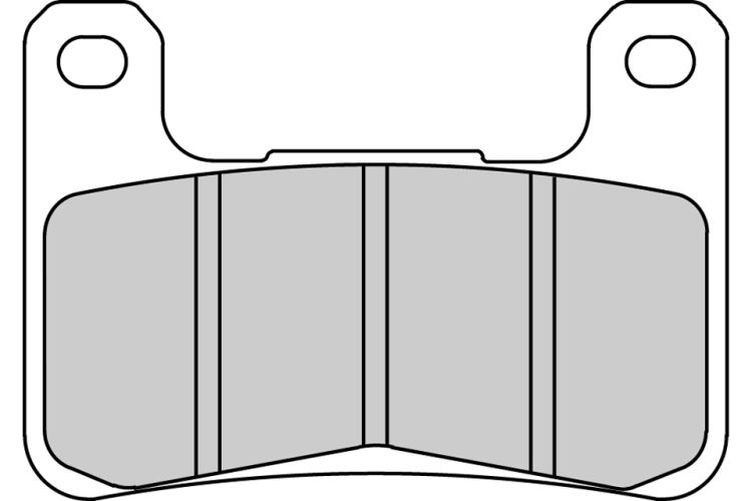 FERODO Sinter Racing Bremsbelag FDB 2204 XRAC (Racing Application) (Satz)