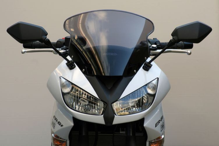 MRA-Verkleidungsscheibe, KAWASAKI ER 6 F, 09-11, schwarz, Originalform (Stück)
