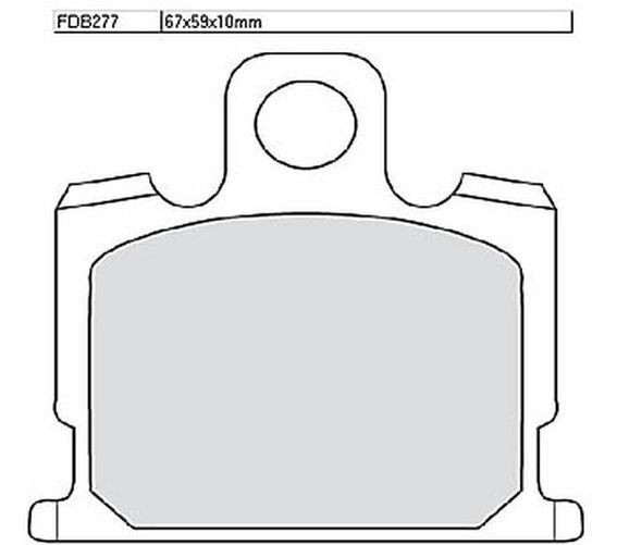 FERODO Bremsbelag FDB 277 Platinum (Satz)