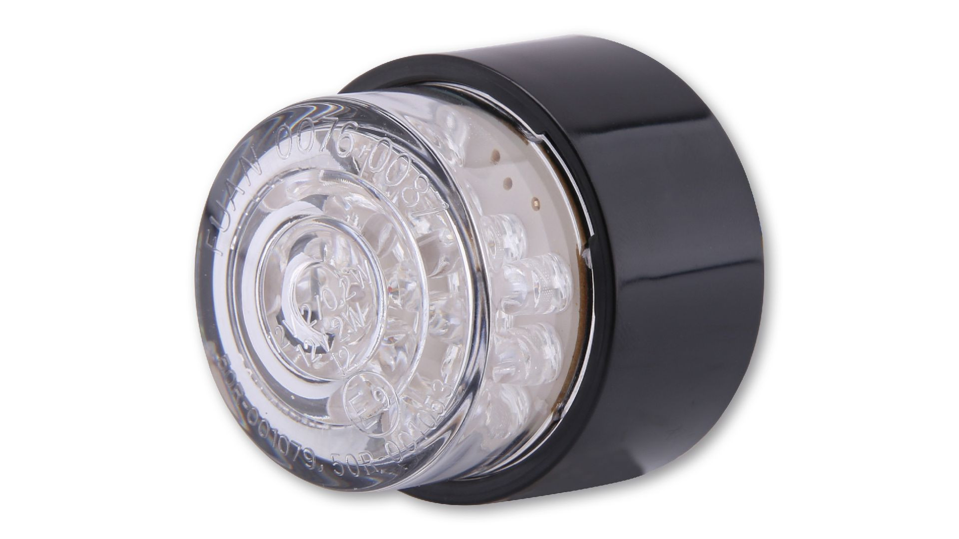 SHIN YO LED-Mini-Rücklicht BULLET, rund mit schwarzem Gehäuse (Stück)
