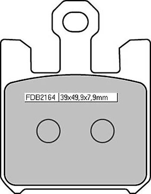FERODO Sinterbelag FDB 2164 ST 4 Beläge / Satz (Satz)