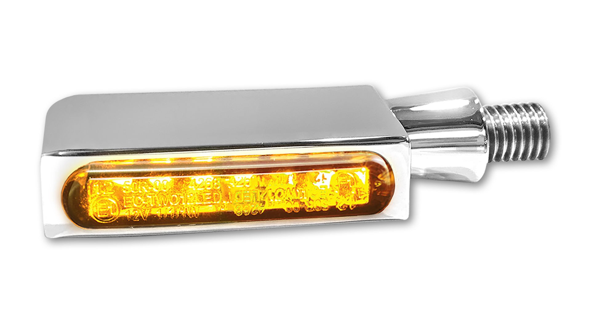 HeinzBikes BLOKK-Line LED Blinker, multifit - alle Marken, chrom