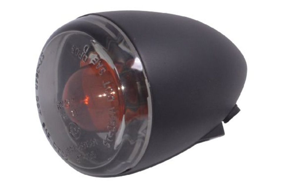 HIGHWAY HAWK H-D Style Blinker, schwarz (Stück)