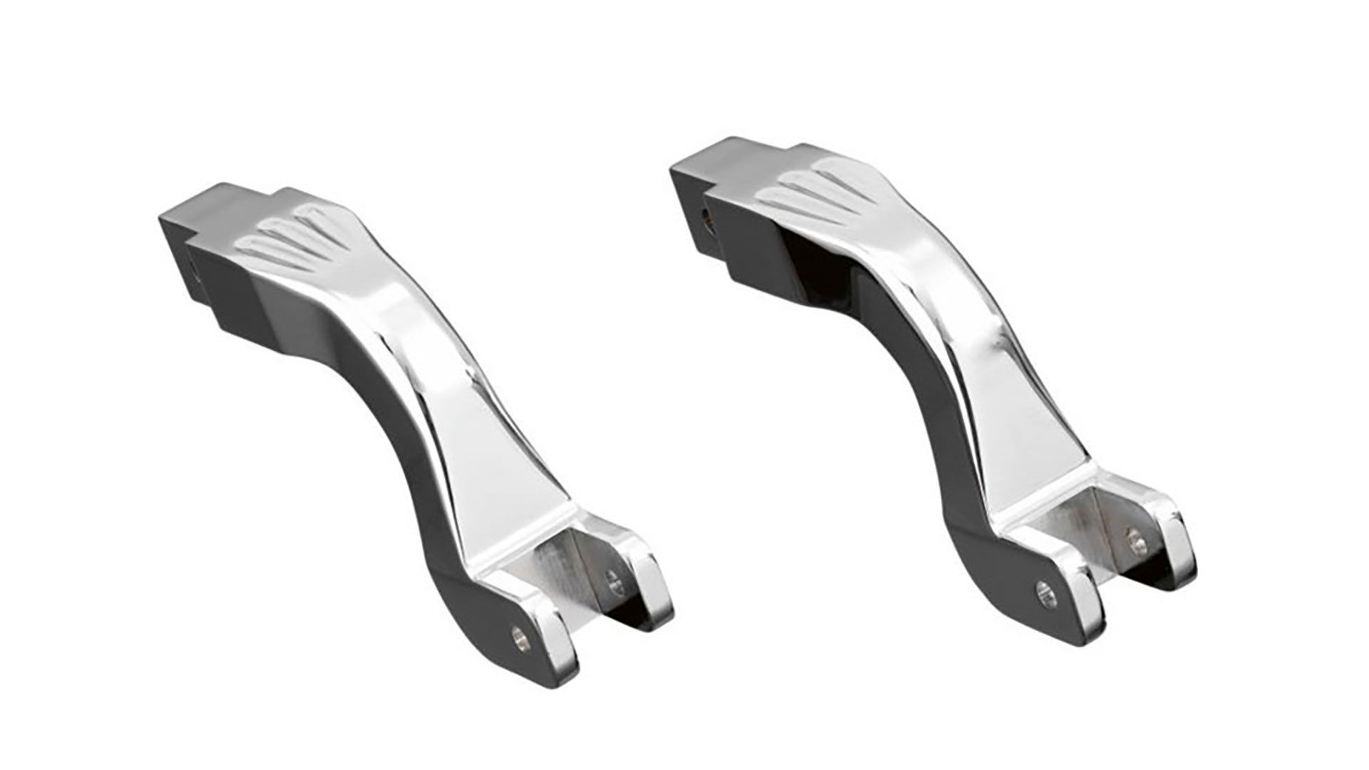 HIGHWAY HAWK Tieferlegungssatz SOZIUS Fußrasten für YAMAHA/HONDA (Stück)