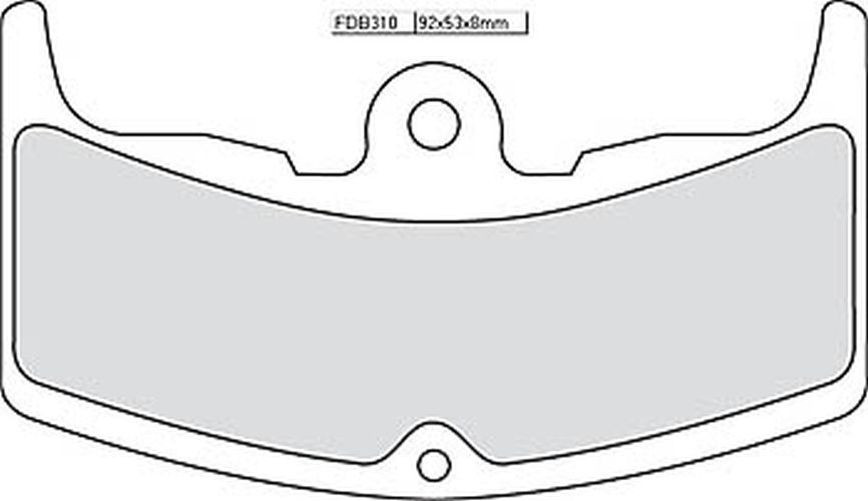 FERODO Bremsbelag FDB 310 Platinum (Satz)