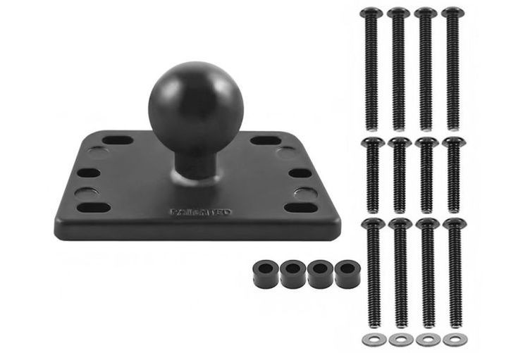 RAM Mounts Motorrad-Basisbefestigung für Brems-/Kupplungsbehälter - zentrierte B-Kugel (1-Zoll) (Stück)
