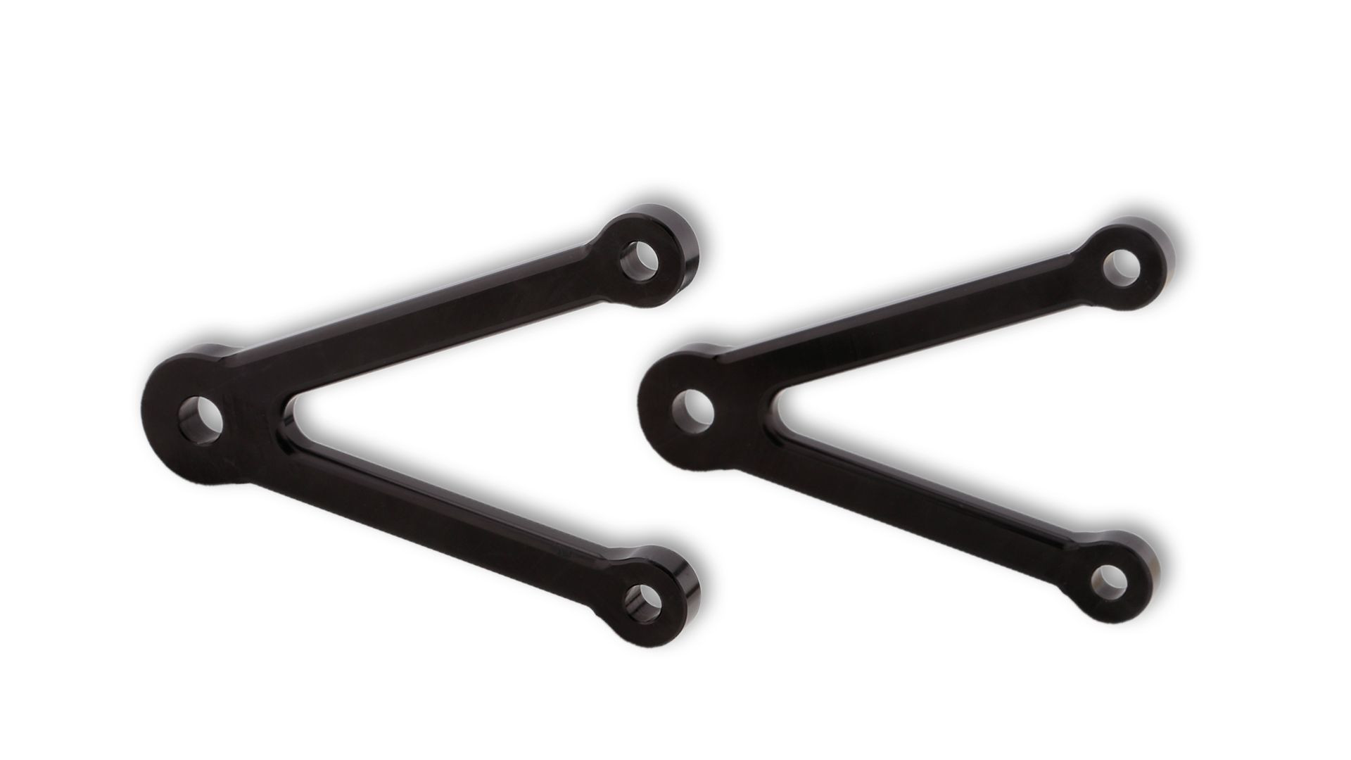 LSL Lampenstreben-Set 82mm, ohne Blinkeraufnahme, schwarz (Set)