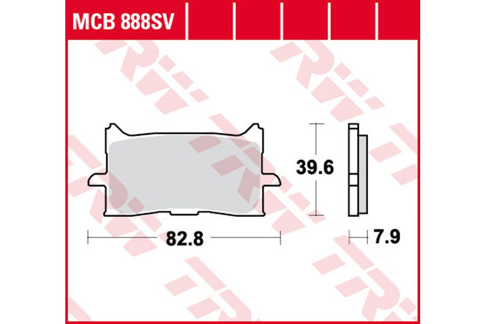 TRW Lucas Sinterbelag MCB900SV