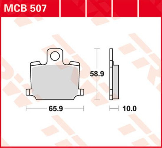TRW Lucas Bremsbelag MCB507 yamaha (Satz)