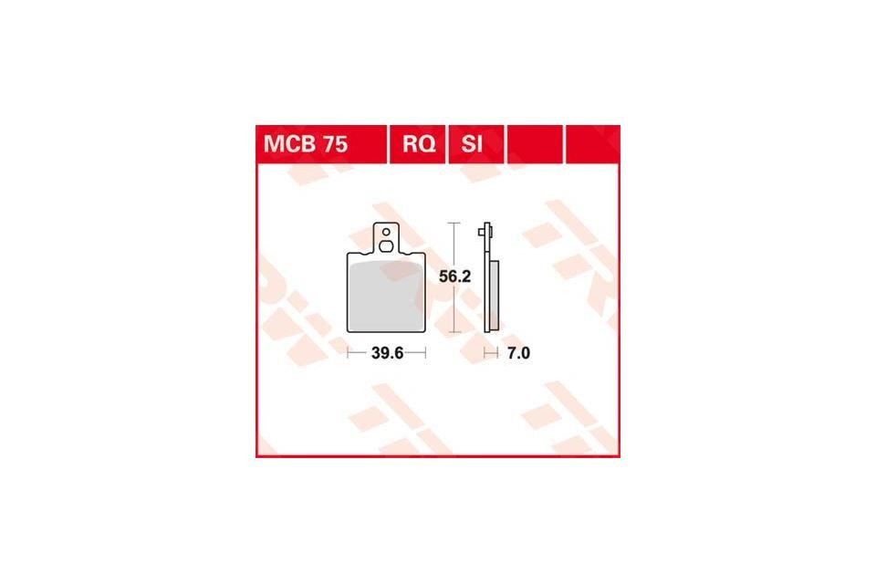 TRW Lucas Racingbelag MCB75RQ (Satz)