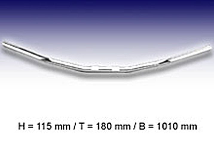 FEHLING Flyer-Bar Large 1 Zoll, B:101 cm, Kerbe (Stück)