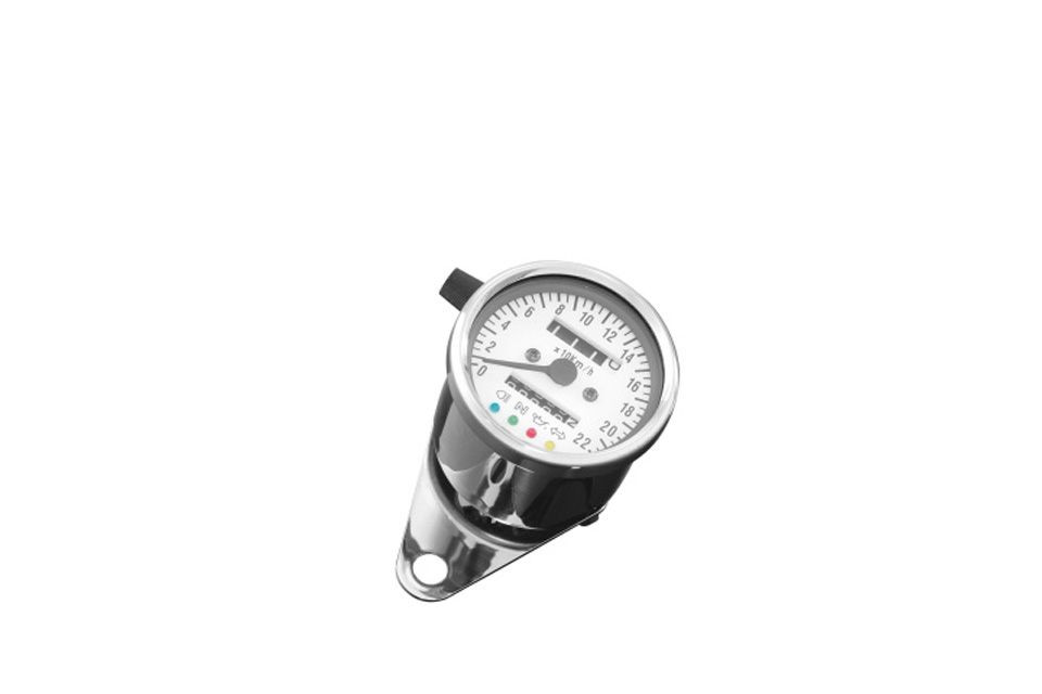 HIGHWAY HAWK Tacho 61 mm, mit Anzeige Binker/Trip (Stück)