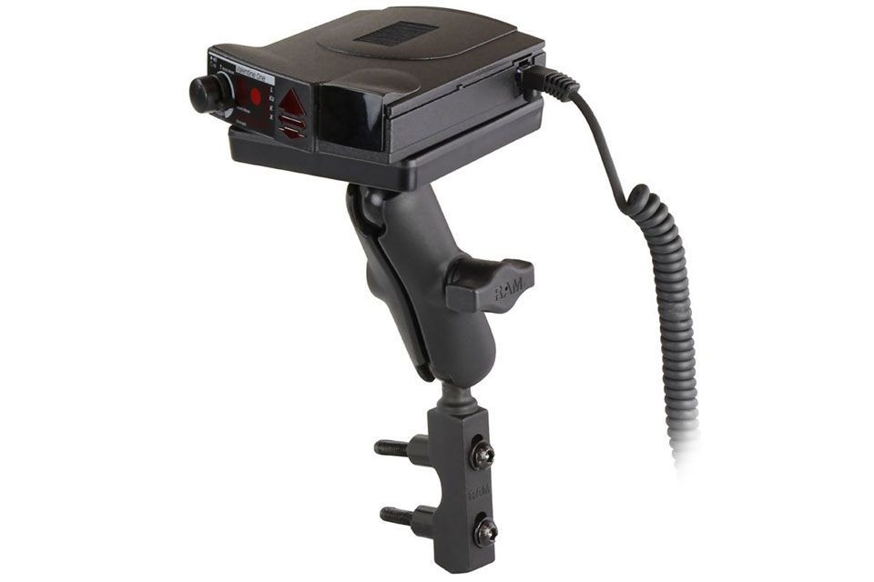 RAM Mounts Motorradhalterung inkl. Moto Power Plate - mit Basisbefestigung (Lenker/Bremse/Kupplung) (Stück)