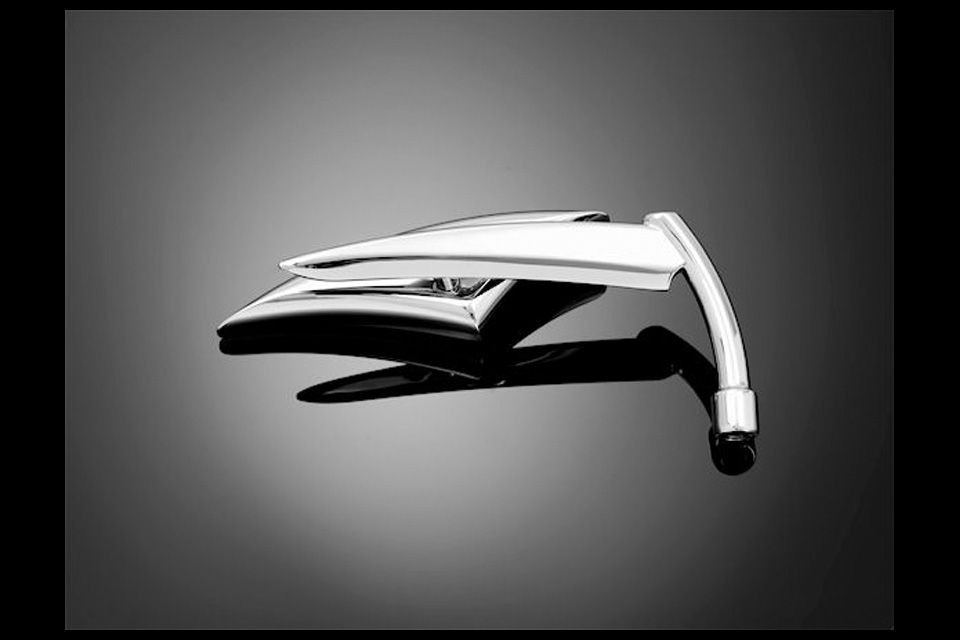 HIGHWAY HAWK Spiegel RAZORBLADE chrom, Paar