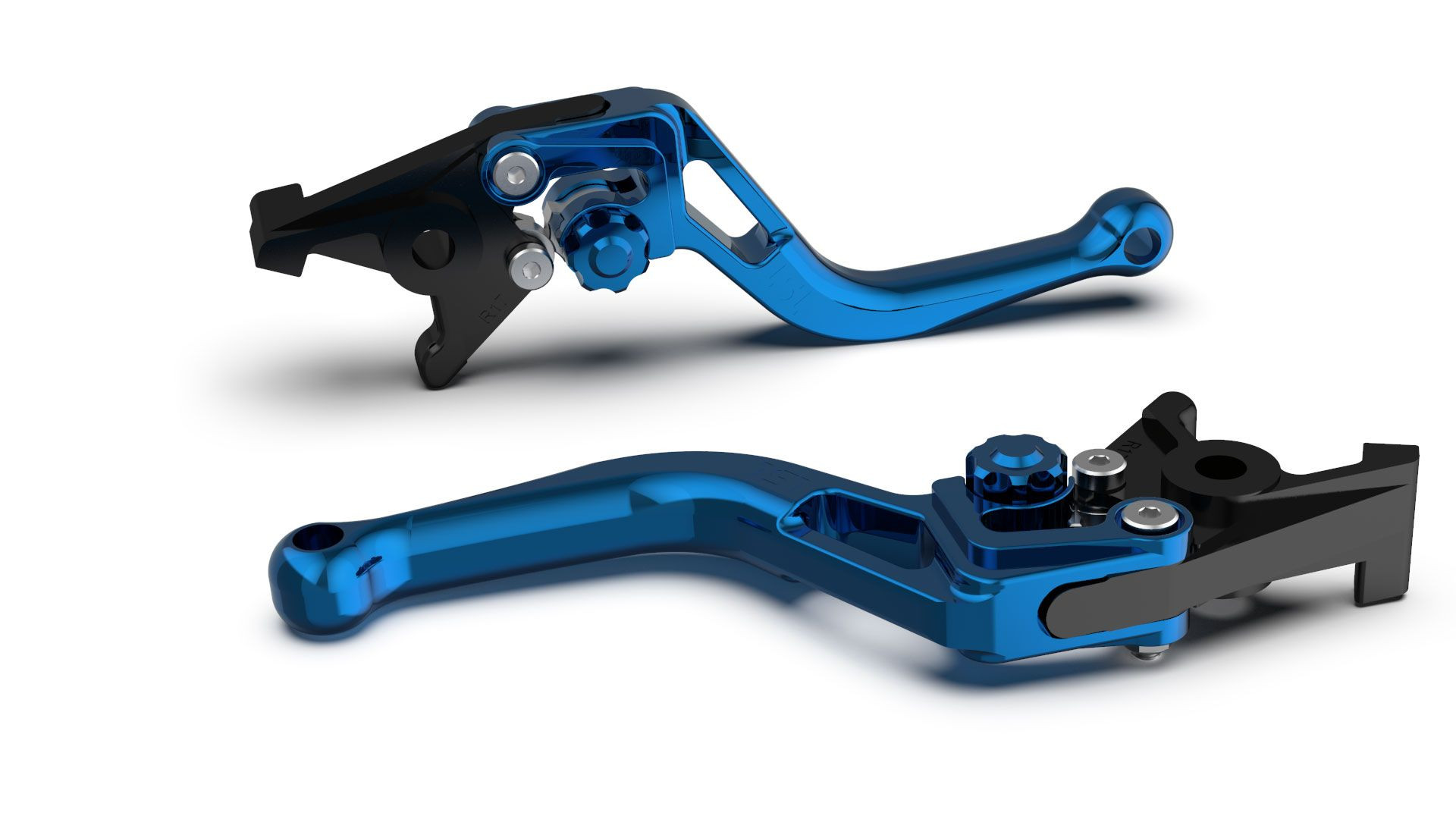 LSL Bremshebel BOW R38R, kurz, blau/blau (Stück)